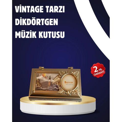 Piyano Tasarım Müzik Kutusu Balerin Figürü Ve Takı Bölmeli