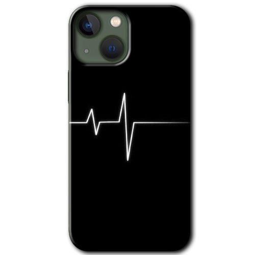 iPhone 13 HD Baskılı Kılıf + 9D Tam Ekran Koruyucu - Heart Rytm