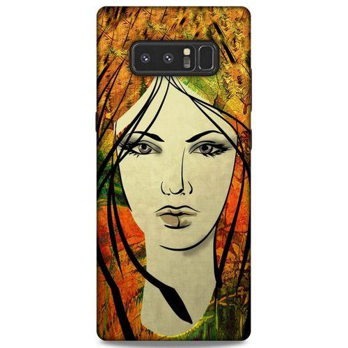 Lopard Samsung Galaxy Note 8 Uyumlu Kılıf Sürreal Yüzler ♀ (29) Arka Koruma Kılıfı Baskılı