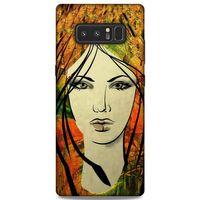 Lopard Samsung Galaxy Note 8 Uyumlu Kılıf Sürreal Yüzler ♀ (29) Arka Koruma Kılıfı Baskılı