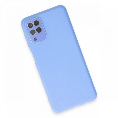 Samsung Galaxy A22 Kılıf Lansman Glass Kapak - Mavi