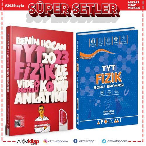 Benim Hocam 2023 TYT Fizik Video Destekli Konu ve Apotemi Soru Bankası Seti 2 Kitap