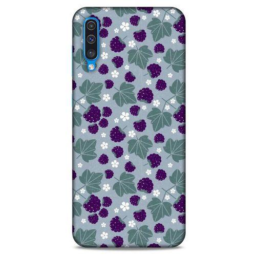 Frutix Böğürtlen 01 Samsung Galaxy A50 Kılıf Desenli Silikon