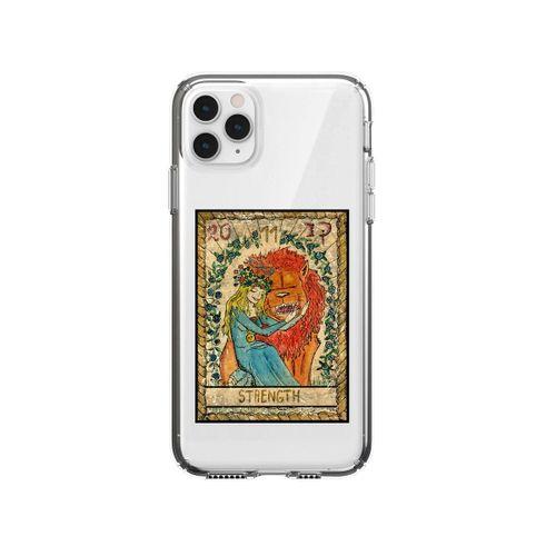 iPhone 11 Pro Strenght Desenli Premium Şeffaf Silikon Kılıf