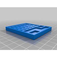 Mini Kilit Sporları İçin Pinleme Tepsisi 3D Baskı (Bu ürün Sadece Plastik parçadır - Almadan Önce Soru Sorabilirsiniz)