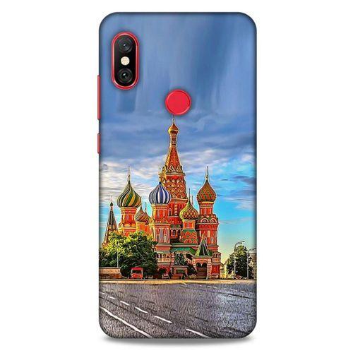 Xiaomi Mi A2 Lite Kılıf Dünya Mimarisi (22) Tam Koruma Kılıfı Aziz Vasil Rusya