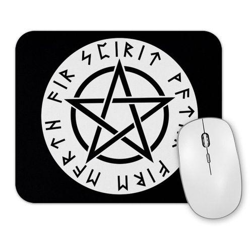 Runas e Pentagrama Mouse Pad