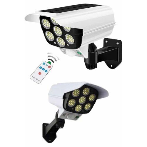 Solar Bahçe Aydınlatması Hareket Sensörlü Uzaktan Kumandalı Kamera Görünümlü