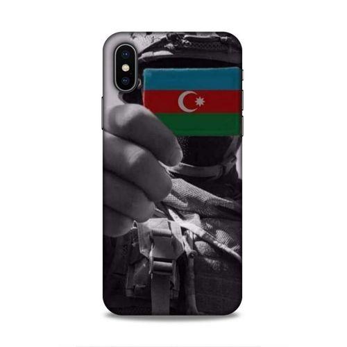Apple Iphone X Uyumlu Kılıf Azarbaijan (40) Fit Silikon Kılıf Asker