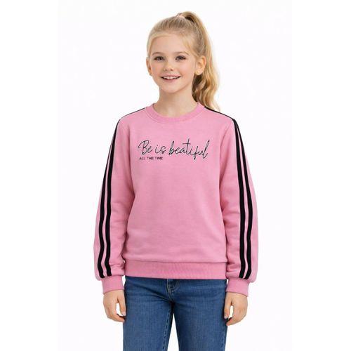 Kız Çocuk Kol Şeritli Sweatshirt BGL-ST05269