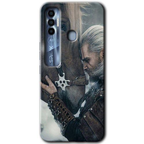 Tecno Spark 7 Pro Kılıf HD Desen Baskılı Arka Kapak - Kadim Dost + Kırılmaz Cam