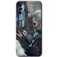 Tecno Spark 7 Pro Kılıf HD Desen Baskılı Arka Kapak - Kadim Dost + Kırılmaz Cam