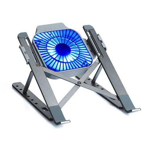 Tx Acnbps03 Tx6x Yükseklik Ayarlı, Rgb Fanlı,11"-15,6" Uyumlu, Alümin Katlanabilir Notebook Soğutucu