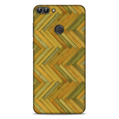 Lopard Huawei Psmart Uyumlu Kılıf Wood'X (32) Soft Silikon Kılıf Desenli