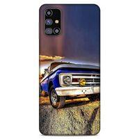 Lopard Samsung Galaxy M31s Uyumlu Kılıf PickUpX (32) Soft Silikon Kılıf Koyu Mavi