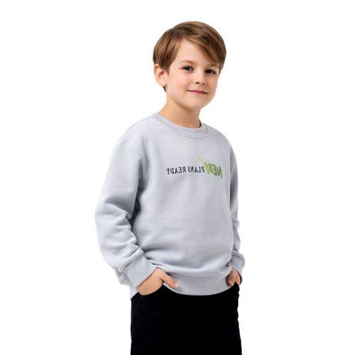 Erkek Çocuk Önü Arkası Baskılı Sweatshirt BGL-ST05239