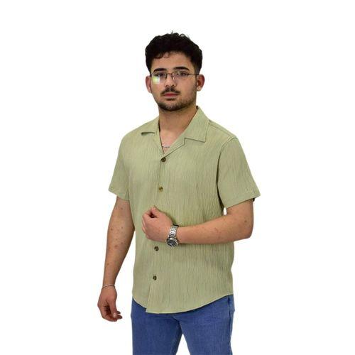 Erkek Spor Silim Fit Kısa Kol Gömlek G5003 BGL-ST04496