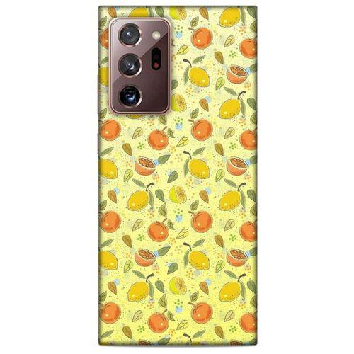 Frutix Turunç 05 Samsung Galaxy Note 20 Ultra Kılıf Desenli Silikon