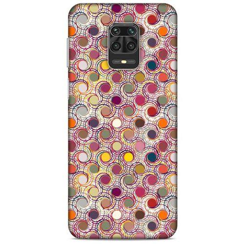 Xiaomi Redmi Note 9S Kılıf Pastel Renkler (36) Glitter Kılıf Sarı Pembe