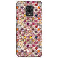 Xiaomi Redmi Note 9S Kılıf Pastel Renkler (36) Glitter Kılıf Sarı Pembe