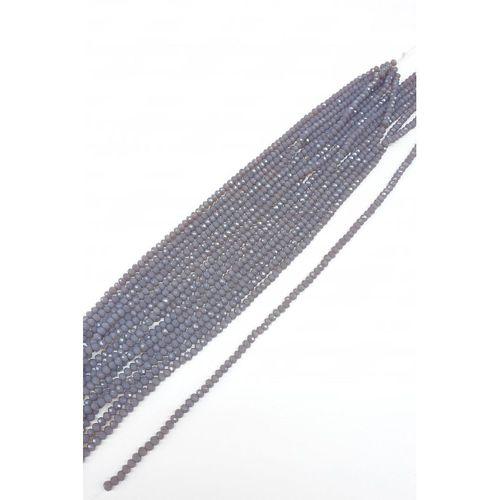 Mat Gri Kristal Boncuk 4 Mm