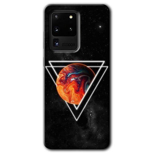 Potkal Hediye Fabrikası Samsung Galaxy S20 Ultra Kılıf HD Desen Baskılı Arka Kapak - Kızıl Gezegen