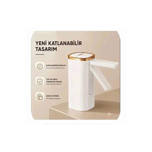 Şarjlı Taşınabilir Otomatik Damacana Su Pompası Katlanabılır Tasarım 800 Mah Bataryalı
