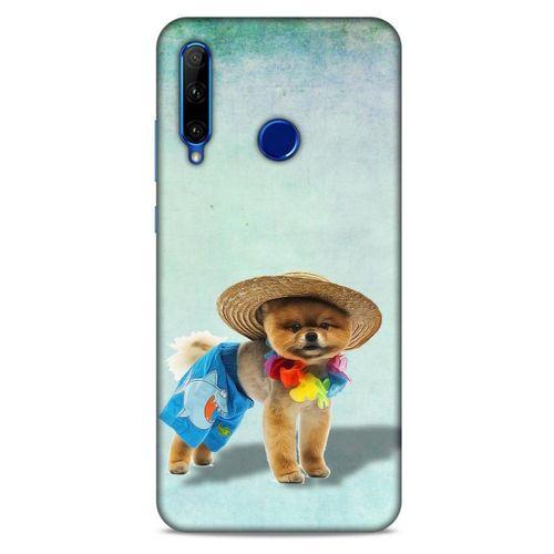 Huawei Y6P Kılıf Köpek Kıyafetleri (16) Kalın Kılıf Pomeranian Şort