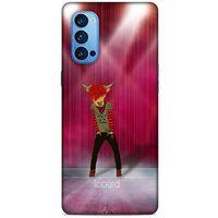 Oppo Reno 4 Pro Kılıf FunnyMaX (27) Tasarımlı Kılıf Fuşya