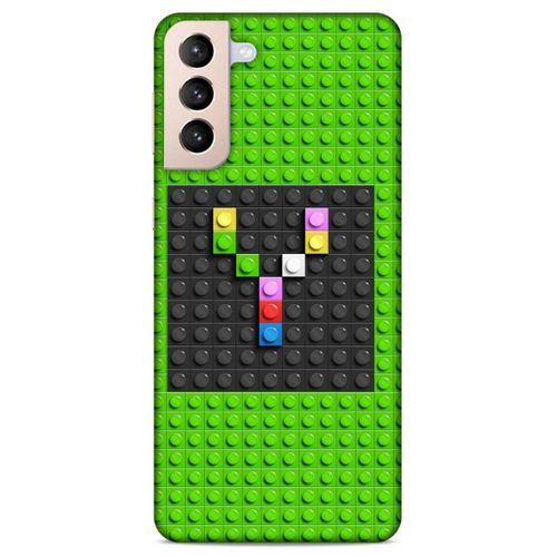 Lopard Samsung Galaxy S21 Plus Uyumlu Kılıf BloX (36) Glitter Kılıf Y Harfi