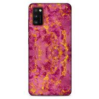 Lopard Samsung Galaxy A41 Uyumlu Kılıf Mermer Desenli (35) Fit Design Kılıf