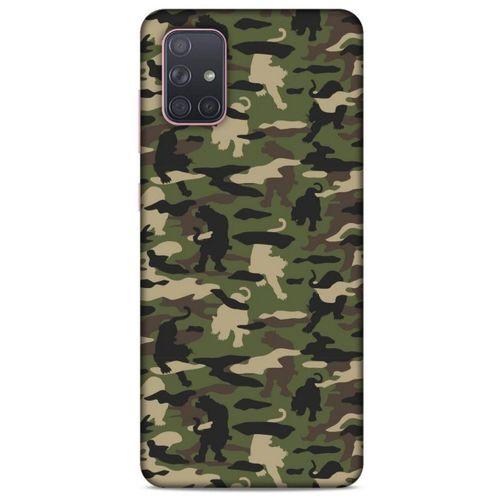Kamuflaj 85 Samsung Galaxy A71 Kılıf Silikon Kapak