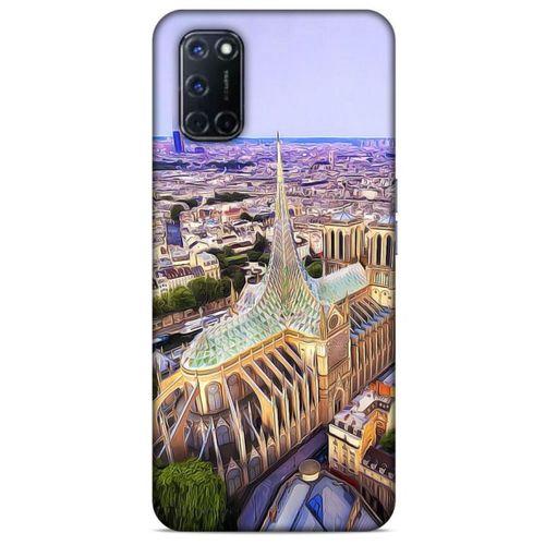 Oppo A92 Kılıf Dünya Mimarisi (8) Baskılı Kılıf Notre Dome
