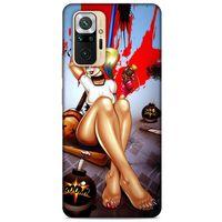 Xiaomi Redmi Note 10 Pro Uyumlu Kılıf Harley Quinn (37) Silicone Cover Lavanta gül