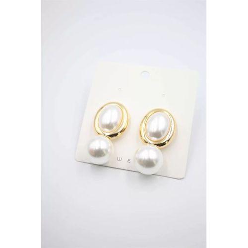 İncili Küpe - Altın