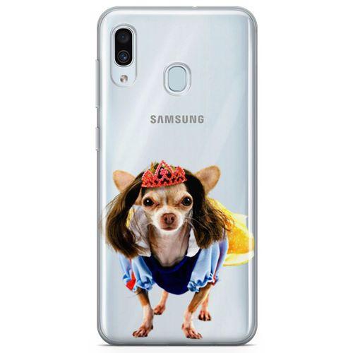 Samsung Galaxy A20 Kılıf Chihuahua Arka Kapak Koruma Desenli Full Koruyucu