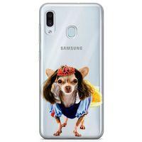 Samsung Galaxy A20 Kılıf Chihuahua Arka Kapak Koruma Desenli Full Koruyucu