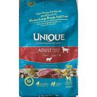 Unique  Adult Medium&Large Lamb 12kg Kuzu Etli Köpek Maması