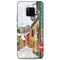 Cityx (41) Huawei Mate 20 Pro Kılıf Silikon Kapak Desenli