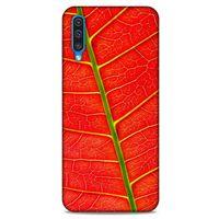 Lopard Samsung Galaxy A30s Uyumlu Kılıf Bahar (32) Soft Silikon Kılıf Kırmızı