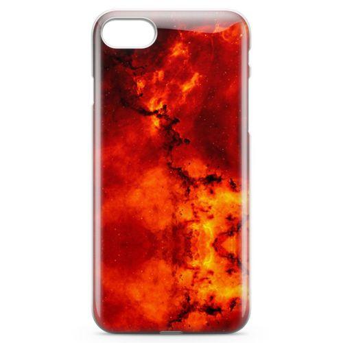 Apple iPhone SE 2020 Kılıf Red Night Arka Kapak Koruma Desenli Full Koruyucu
