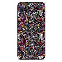 Graffitix (4) Desenli Silikon Kapak Samsung Galaxy A10 Kılıf
