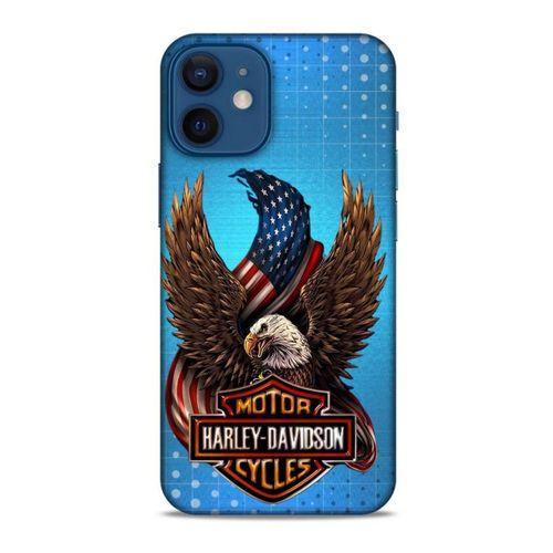 Apple iPhone 12 Mini Uyumlu Kılıf Motorsiklet (38) Neo Hybrid Kılıf Harley Davidson