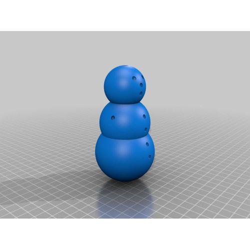 Özelleştirilebilir Wibly Swobbly LED Snowman - 5151898