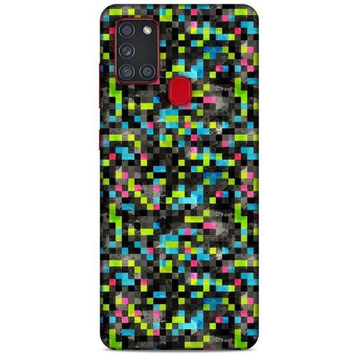 Geometrix 01 Samsung Galaxy A21s Kılıf Silikon Kapak