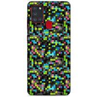 Geometrix 01 Samsung Galaxy A21s Kılıf Silikon Kapak