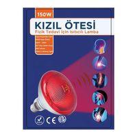 150w Kızılötesi  infrared  Isıtıcılı Fizik Tedavi Lambası  kırmızı Işık  E27  kalın Duy