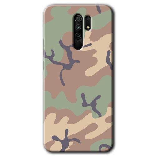 Xiaomi Redmi 9 Kılıf Baskılı Arka Kapak - Kamuflaj 29 +Tam Ekran Koruyucu