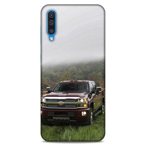 Lopard Samsung Galaxy A50 Uyumlu Kılıf PickUpX (35) Fit Design Kılıf Bordo