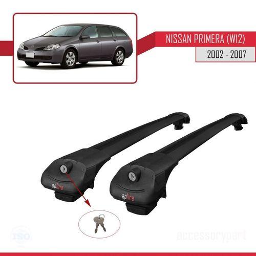Nissan Primera (W12) 2002-2007 Arası ile uyumlu ACE-1 Ara Atkı Tavan Barı SİYAH